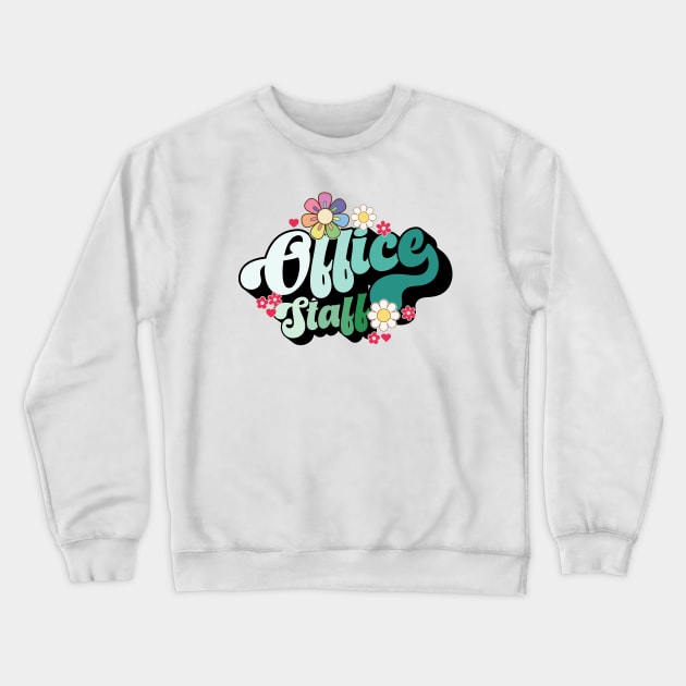 Office staff Crewneck Sweatshirt by Zedeldesign